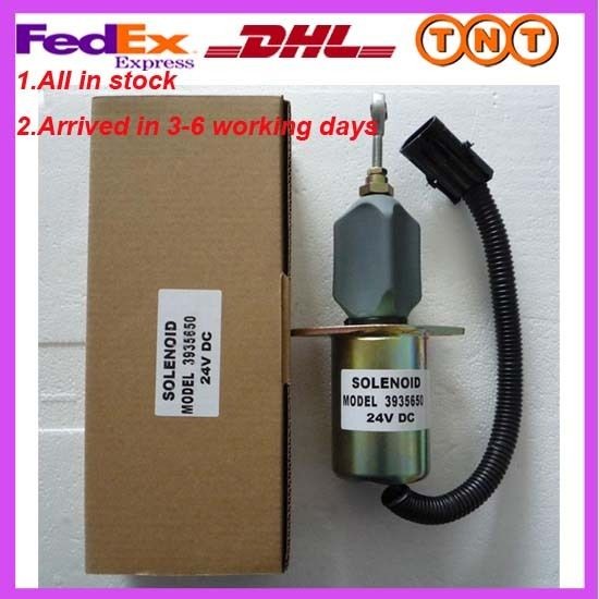 replace FLAMEOUT SHUTDOWN SOLENOID 3935650 CUMMINS 6CT Daewoo 