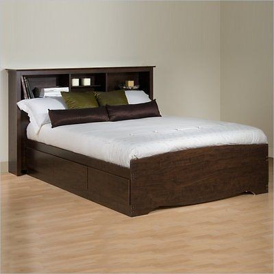 king platform storage bed in Beds & Mattresses