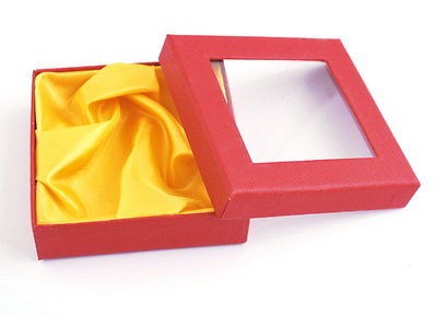   12pcs Red 86*86*30MM Square Paper Jewelry Bracelet Boxes Gift Finds