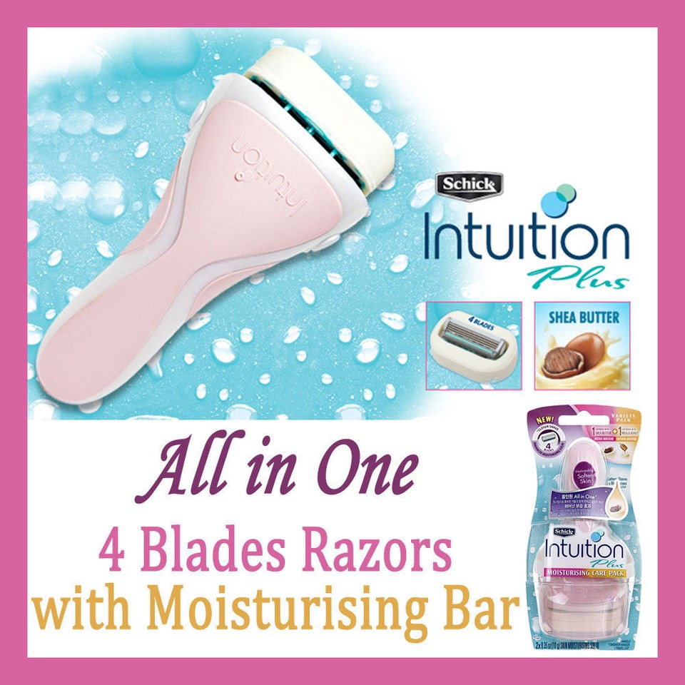 Schick Intuition Plus Moisture Razor Sheabutter Bodyhair remove 