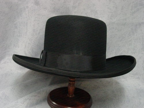 Old West Lawman Gambler Rhett Butler Outlaw Black western hat ~~MADE 