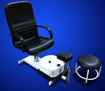   Station Chair Foot Spa Unit With Free Stool Beauty Salon Equipment
