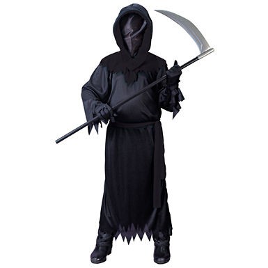Kids Phantom Costume   Black Scary Halloween Costume