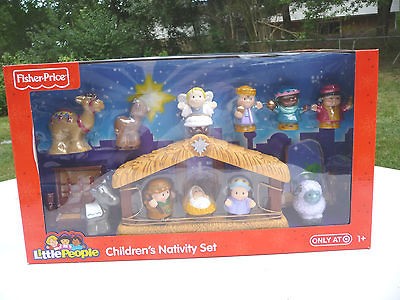 Fisher Price Nativity Manger Set Childrens Little People Target 