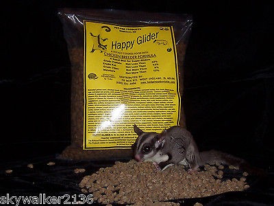 HAPPY GLIDER Sugar Glider Food CHICKEN BREEDE​R FORMULA 2lb