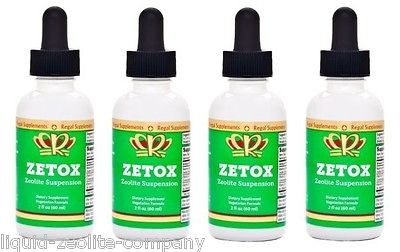 ZEOLITE LIQUID 100mg/serving (4for$80) Ultra Potent not Powder