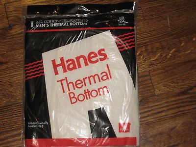 thermal,long johns,hanes vintage,1994 ,offwhite, poly /cotton,XXL(46 