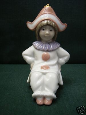 CHRISTMAS LITTLE HARLEQUIN LLADRO 6386 RETIRED mib