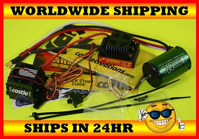 SC10 4x4 Castle Creations 1/10 Sidewinder SC 3800KV COMBO ESC MOTOR