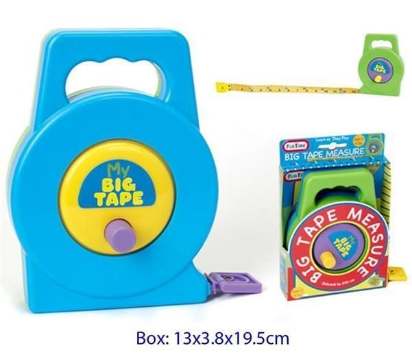 My Big Tape Measure Preschool Toy Childs Kids Educational Pretend 