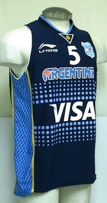   ORIGINAL LI NING ARGENTINA MANU GINOBILI SPURS BASKETBALL AWAY JERSEY