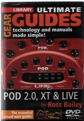 POD 2.0 XT Live, Lick Library Gear Guides, Guitar Effects Instruction 