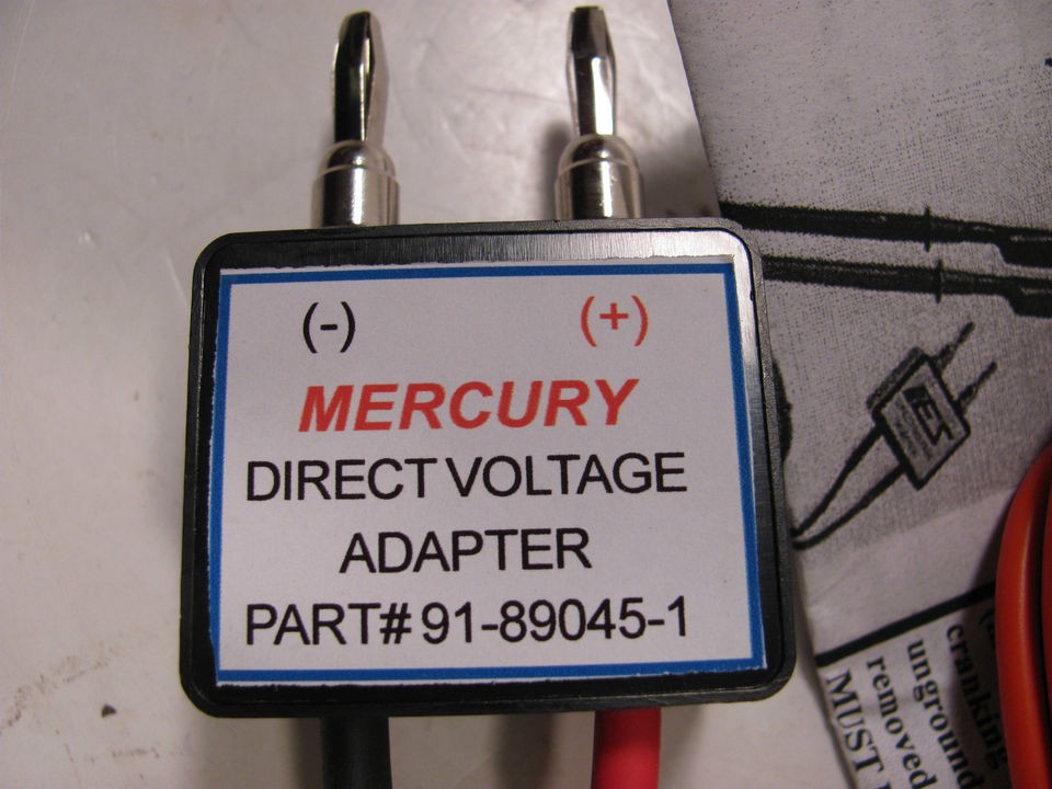 MERCURY QUICKSILVER DVA ADAPTER # 91 89045 1 91890451 DIRECT VOLTAGE 