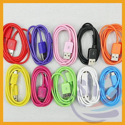 USB Male to Micro USB Male Data / Charging Cable for HTC / Blackberry 