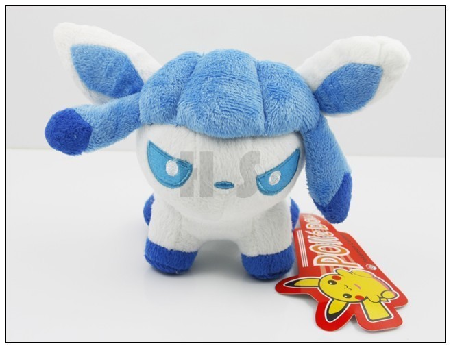 New Pokemon Plush Glaceon Pokedoll Minky 5.5 C