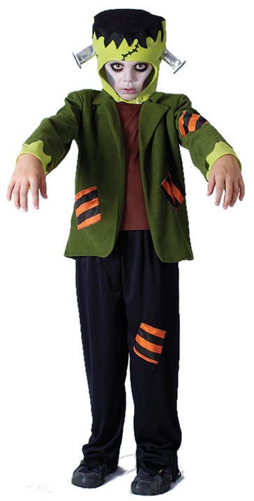 Boys Frankenstein Monster fancy dress up BNIP 6 12yrs Halloween Frank 