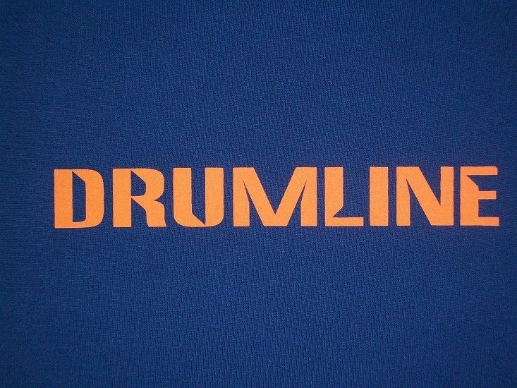 DRUMLINE T Shirt      Band     Music     Drum     Marching   ITALIC