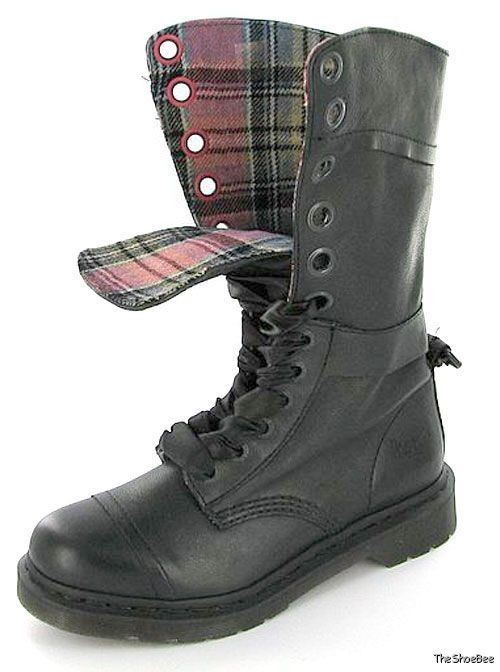 NEW Dr. Martens TRIUMPH PLAID 1914 Boots UK 8 US 10