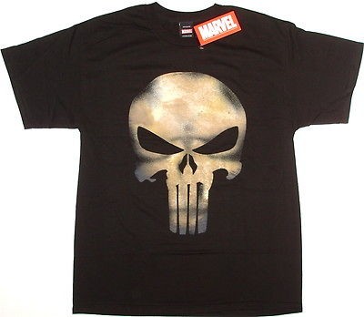 THE PUNISHER Skull Marvel Comics Official T Shirt NEW