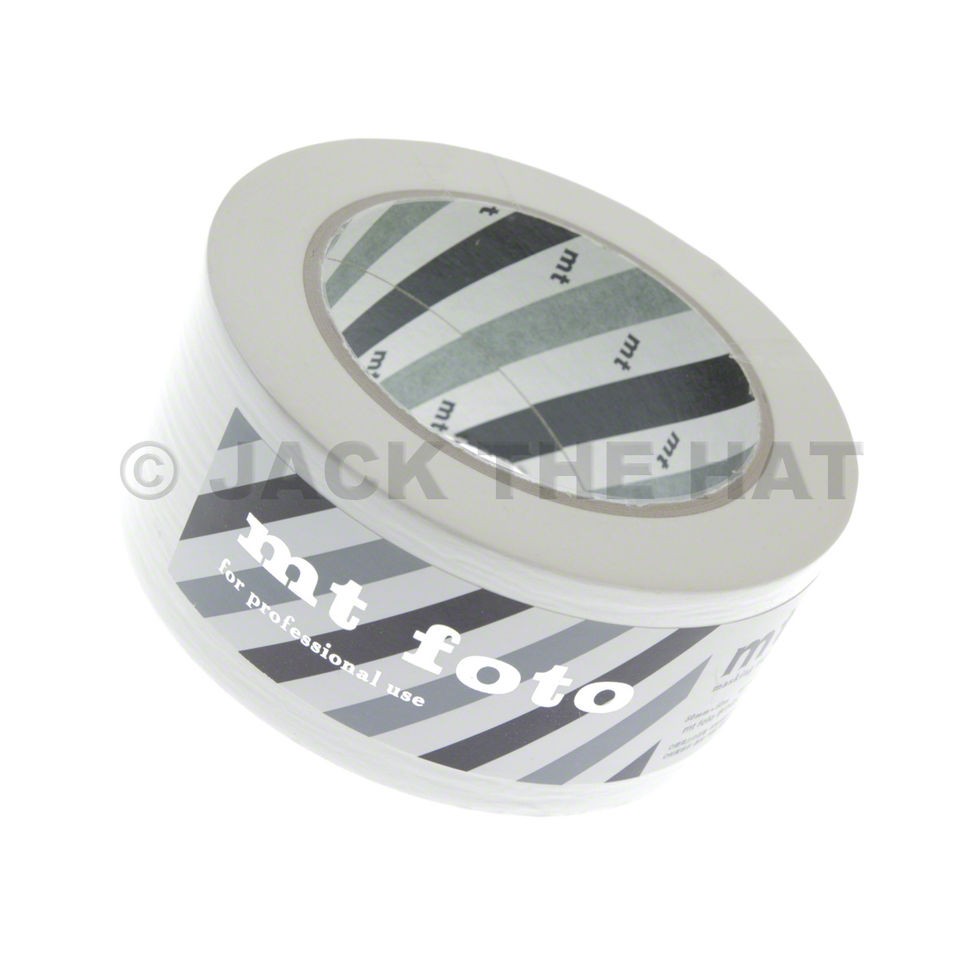 MT Foto Washi Paper Masking Tape, WHITE, 50mm x 50m. Colour 