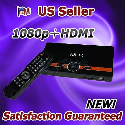 Nbox HDTV HD HDMI 1080P Media TV Player h264 DIVX Usb