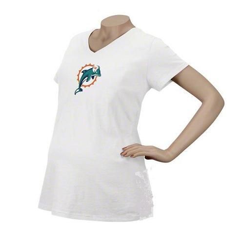 Miami Dolphins Reebok Primary Logo Maternity Top T shirt