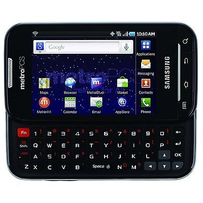 METRO PCS SAMSUNG GALAXY INDULGE R910 4G LTE BLACK SLIDER QWERTY 