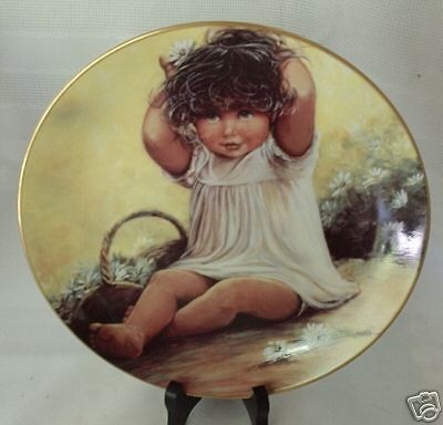 JAMIE Plate by Sue Etem 3rd in Play Memories 1982 NIB