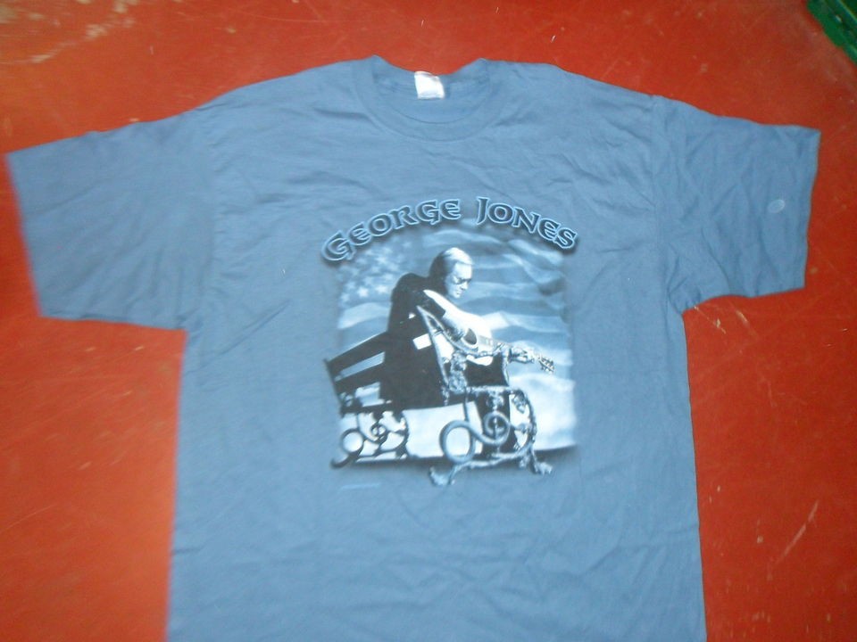 GEORGE JONES CONCERT T SHIRT Rock Stone Cold Country Tour 3XL XXXL 