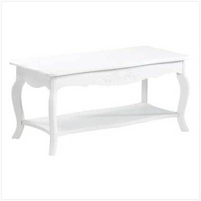 white coffee table in Tables