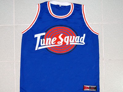 MICHAEL JORDAN TUNE SQUAD SPACE JAM MOVIE JERSEY BLUE NEW   ANY 