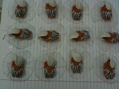 pic baby shower favors for carsage white with zebra stripe