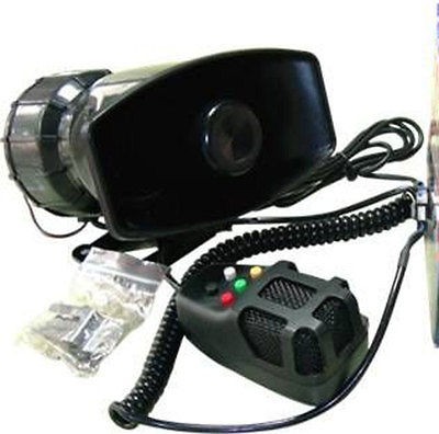 12V 50W Loud Horn for Car Van Truck Motorcycle with 5 Sounds PA System