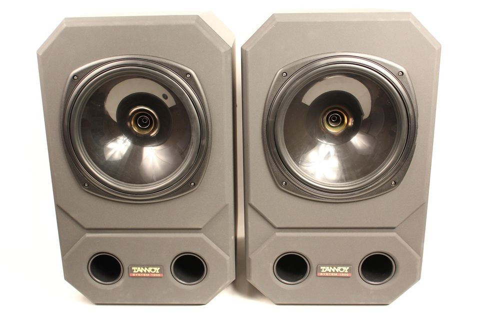 PAIR of Tannoy SYSTEM 6 Dual Concentri​c Studio Monitors Speakers