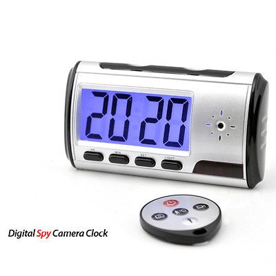 New Motion Detection Home Nanny Spy Clock Video Recorder Camera 