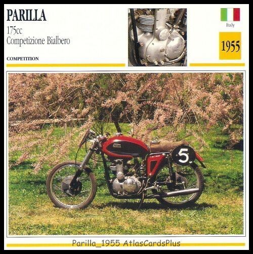   competition racer  2 88  1956 parilla 175 msds