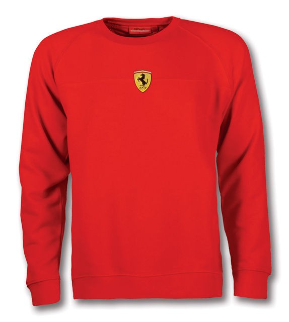   And Genuine Ferrari Scudetto Red F1/Motorsport Jumper/Sweatsh​irt