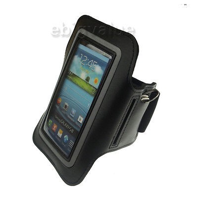   SPORTS GYM KEY HOLE ARMBAND CASE FOR Motorola DROID RAZR MAXX BLACK