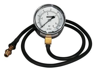 Gas LPG Propane Appliance Manifold Low Pressure Gauge Manometer+Case 