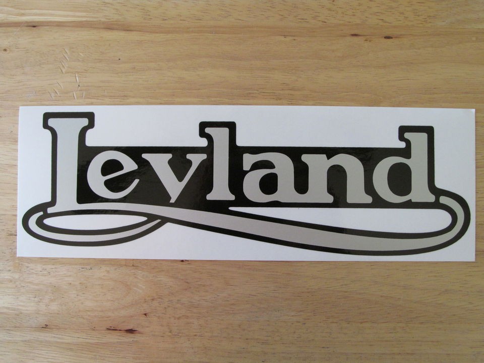 LEYLAND TIGER OLYMPIAN NATIONAL TITAN BUS COACH VINYL BONNET BADGE 