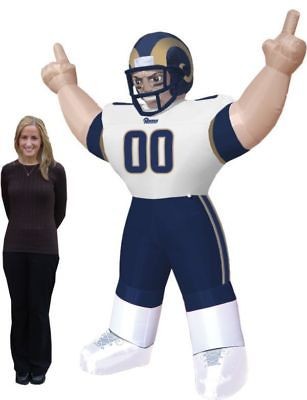 ST SAINT LOUIS RAMS Mascot Blow Up Lawn Yard Player