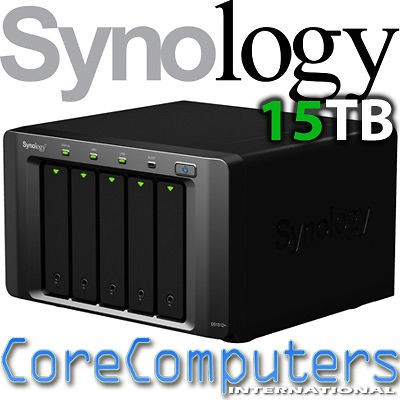   15TB DiskStation DS1512+ NAS Gigabit Network Storage + WD 5x 3TB 1512