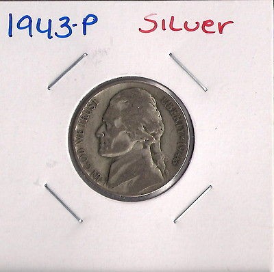 1943 P 35% SILVER JEFFERSON NICKEL ~I HAVE ALL 1940 1949 P D S NICKELS