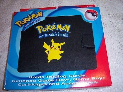 Pokemon Gamer Kit Trading Card Binder Holds Nintendo Game Boy Games 