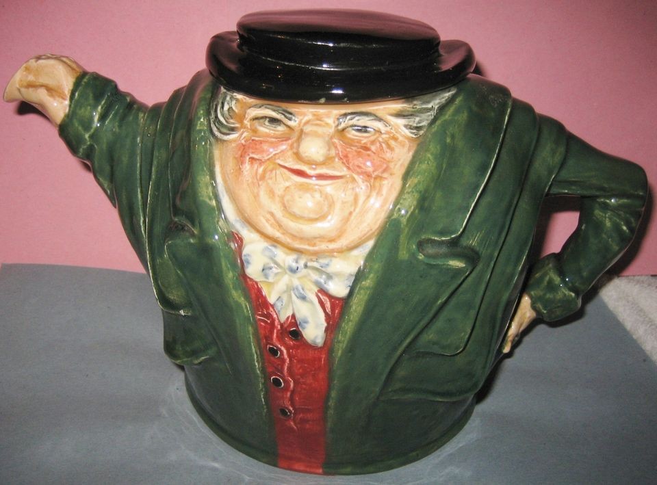   EXTREMELY RARE TEAPOT   Tony Weller   MINT   Toby Jug derivative