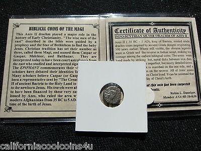 SILVER ‘BIBLICAL COINS OF THE MAGI in Mini  Album with COA The 3 