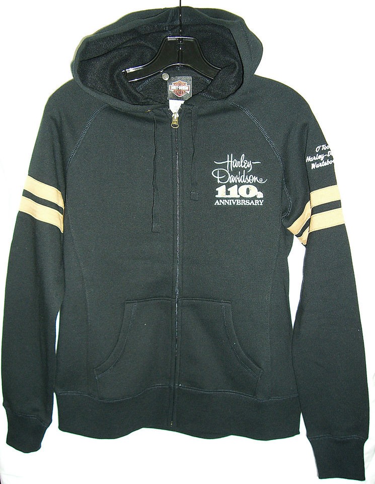 Tooles Harley Davidso​n Womens 110TH Anniversary L/S Zip Hoodie 