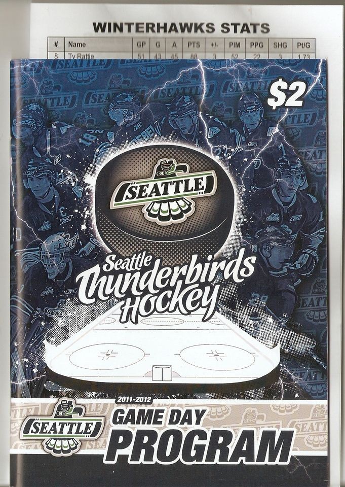 2011 12 Seattle Thunderbirds Hockey Program Vs. Portland Winterhawks 2 