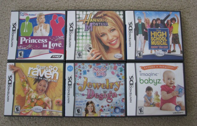 Nintendo DS Game Lot   Hannah Montana That’s So Raven Girls Imagine 