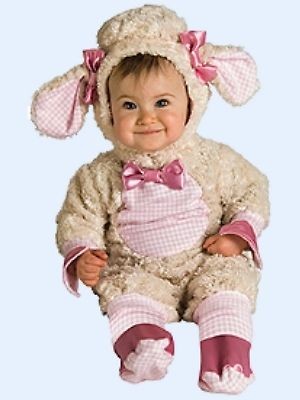 Halloween Child Lucky Lil Lamb 0   6 Months Newborn Costume Infant 